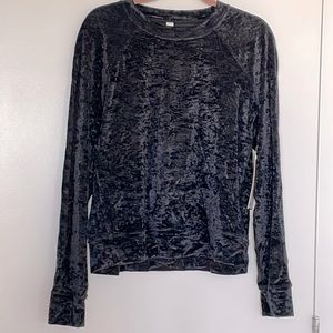 NWT Lululemon Special Edition Crushed velvet pullover